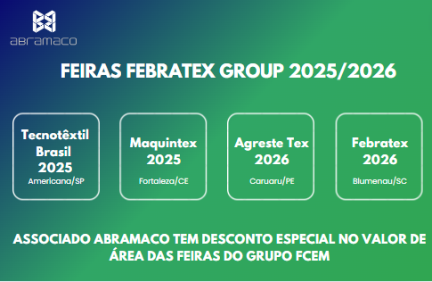 Associados Abramaco tem desconto especial no valor de área das feiras do Grupo FCEM