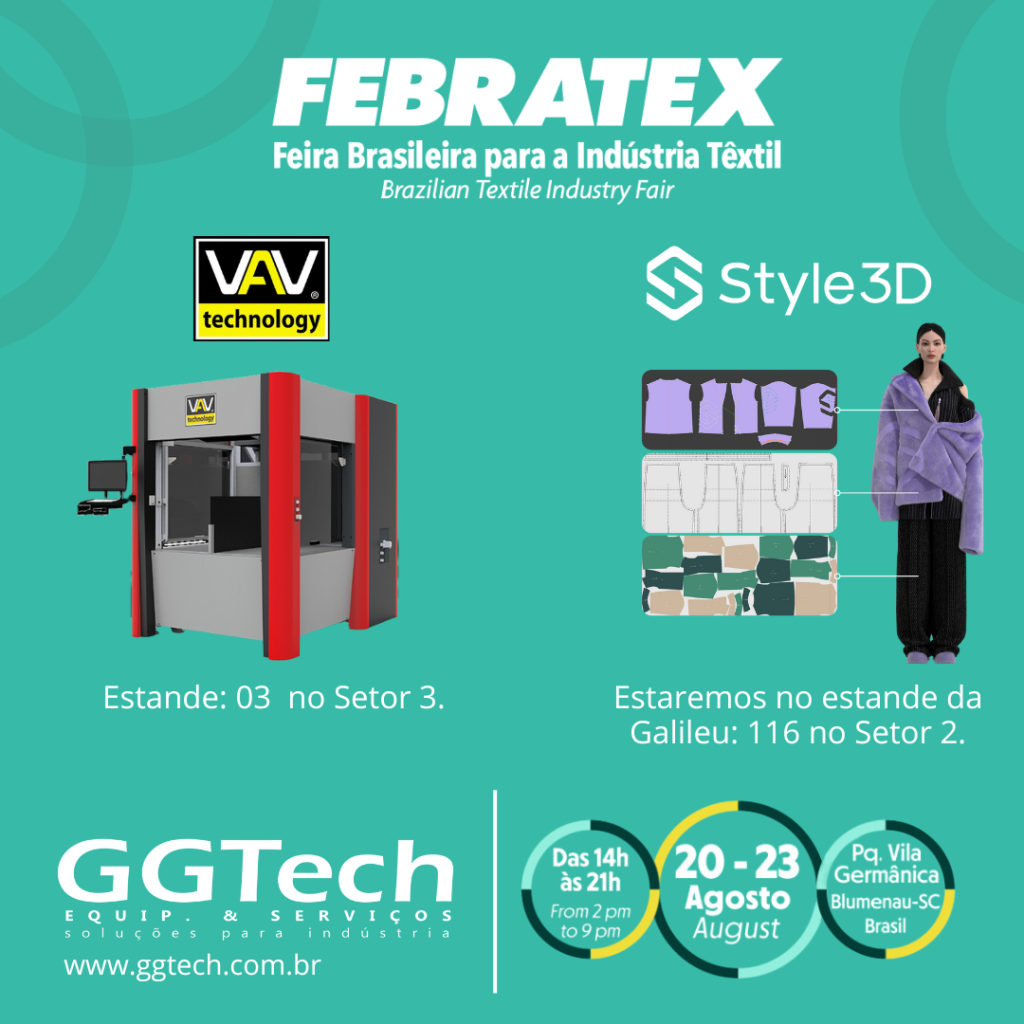 GGTech e Galileu levam inovação para a Febratex 2024